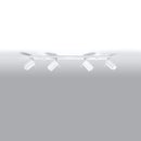 Modern white steel adjustable ceiling light for living room – Orphéane