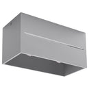 Modern gray aluminum ceiling light for living room – Orphéus