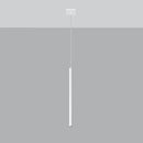 Moderne witte metalen ophangbuis – model Aerelis