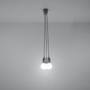 Minimalist grey 3-light pendant – Ardelio