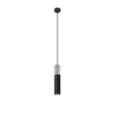 Suspension béton noir design industriel – Modèle Orphéla