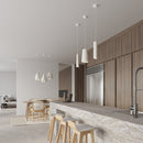 تعليق سيراميك أبيض عصري لغرفة المعيشة – موديل Elensia