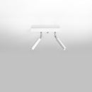 Plafonnier moderne blanc orientable salon – Modèle Aerionis