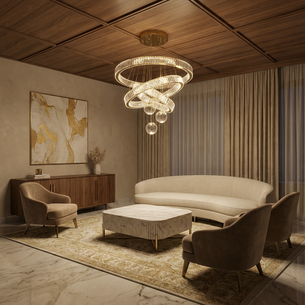 Lustre Cristarion vue détail | Luxarmonie