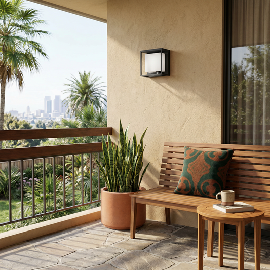 Moderne Zonne-wandlamp in Acryl – Celestron