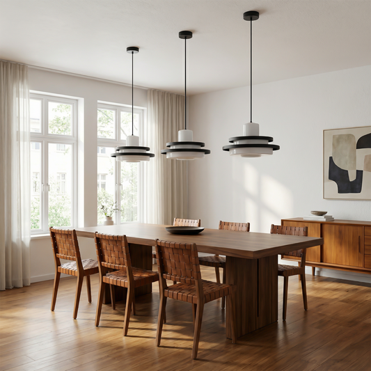 Amerikaanse Industriële Hanglamp in Glas voor Restaurants – Ambrozia