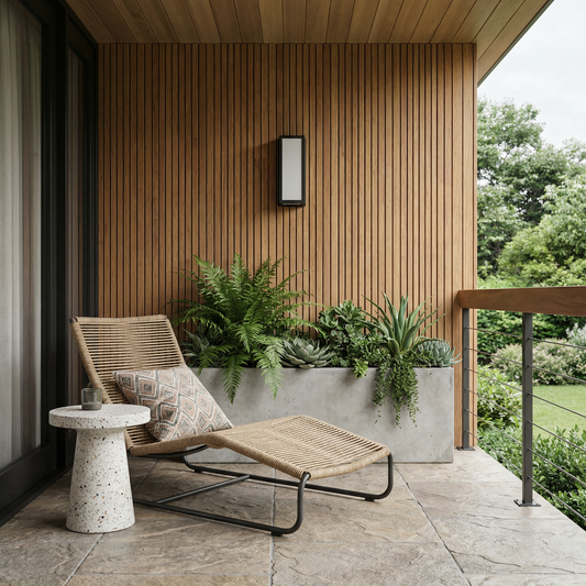 Elegante vaste gevelwandlamp rechthoekige vorm β Orelia