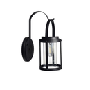 Outdoor Wall Lamp in Black Aluminum – Fabryon