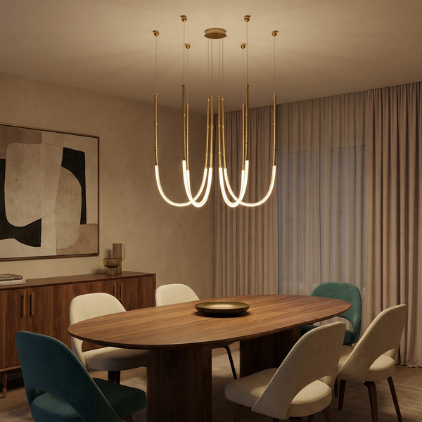 Lustre Curvella vue détail | Luxarmonie