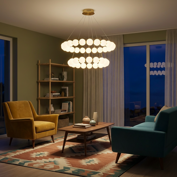 Plafonnier Design Suspendu avec LED Écoénergétique – Stratos