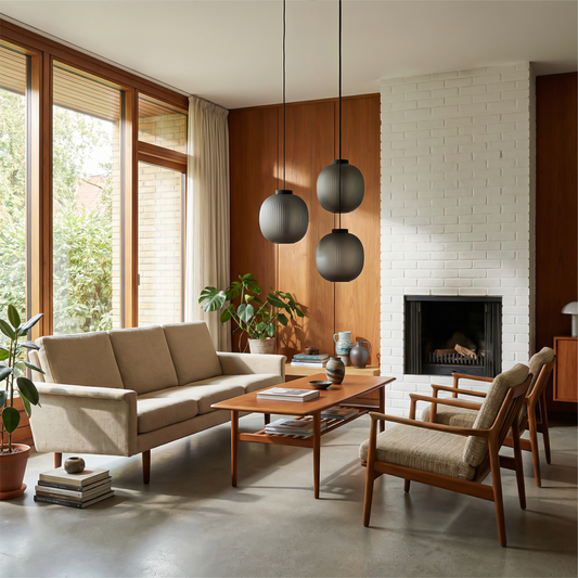 Hanglamp met verstelbare hoogte en contemporary glas – Brume