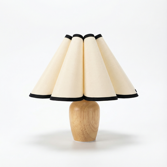 Tafellampe in hout met kap – Armonieux