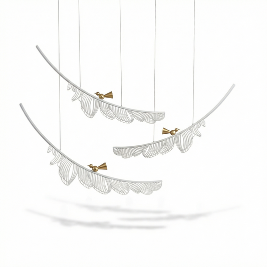 Modern metalen hanglamp voor eetkamer – Arionel