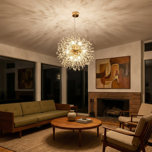 Moderne kristallen plafondlamp voor slaapkamers en woonkamers – Cristarioni