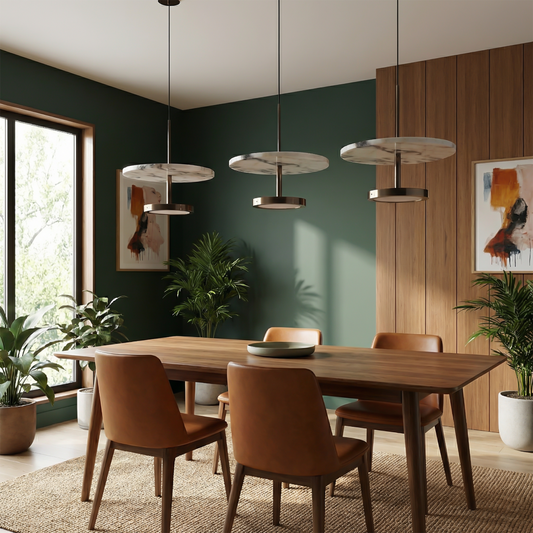 Suspension in zwart natuursteen voor slaapkamer – Albaris