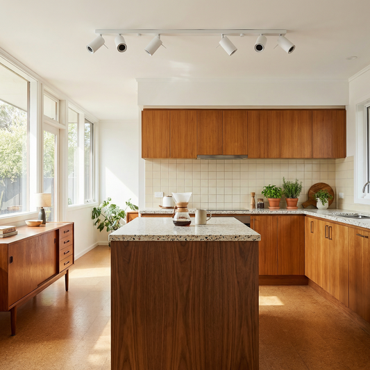 Modern wit plafondlicht 6 verstelbare spots – Modèle Arvella