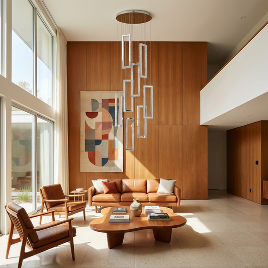 Modern crystal chandelier for living room – Crista