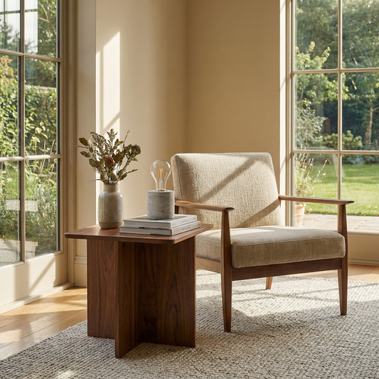 Minimalistische Bureaulamp in Beton – Modèle Cimmera