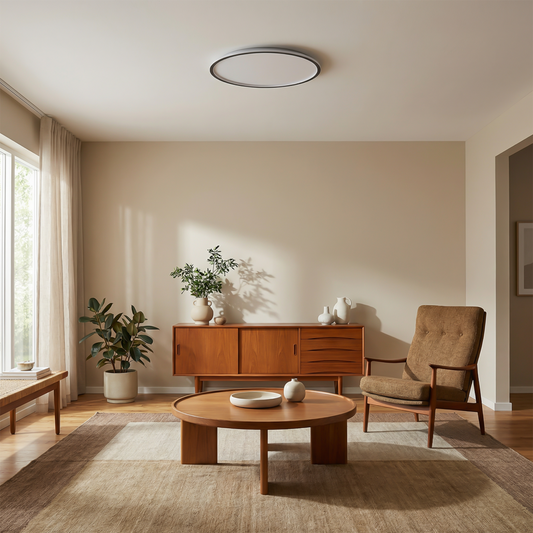 Elegante sobere plafondlamp met LED-technologie – Moderne