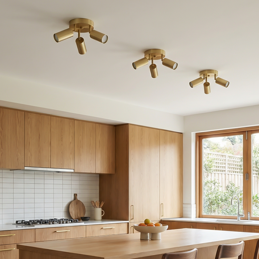 Minimalistische Gouden Dubbele LED Elegante Moderniteit – Laiton