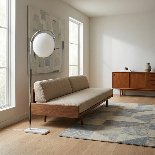 Moderne LED-staande lamp in ijzer voor woonkamers en slaapkamers – Deluzio