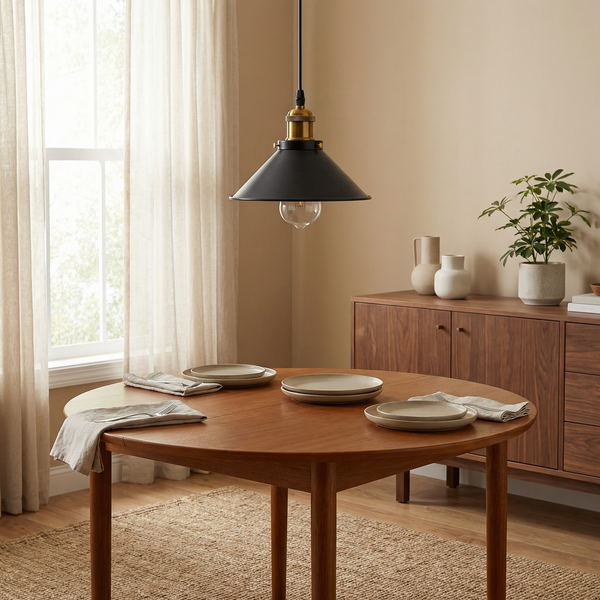 Vintage Hanglamp Verstelbare Koorden Elegante Sfeer – Éclats Rétro