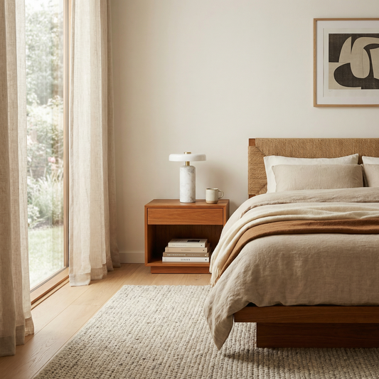 LED-tafellamp in Marmer voor Slaapkamer – Novaluce