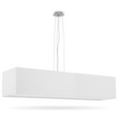 Minimalistische weiße rechteckige Deckenleuchte für das Wohnzimmer – Orvella