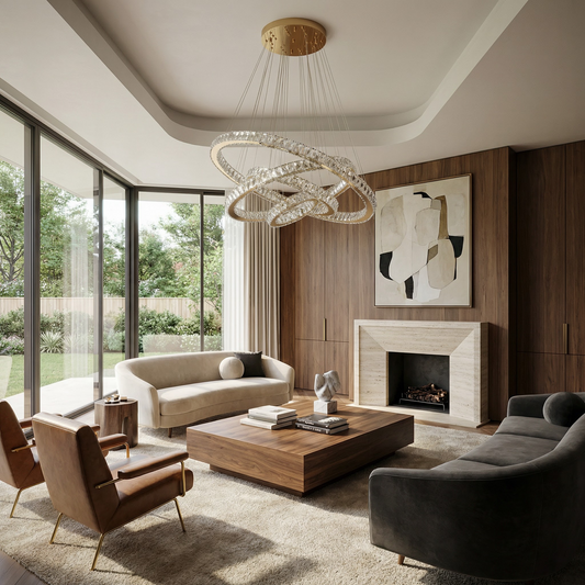 Elegant Kroonluchter Meerdere Punten Moderne Architecturale Inspiratie – Luxis