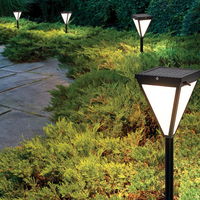 Lampe d'extérieur LED en métal noir design contemporain – Oranys