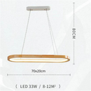 Suspension Bois Naturel LED Ambiance Chaleureuse – Obscalis