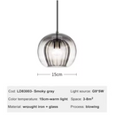 Painted Glass Pendant Light LED Lighting Natural Design – Crystalline Beehive