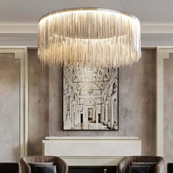 Plafonnier Suspension Voltra vue détail | Luxarmonie