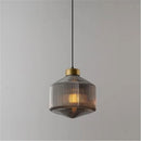 Modern Hanging Lamp Glass and Metal Chic Ambiance – Racow