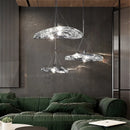 Luxe Hanglamp voor Binnen van Glanzend Glassteen – Aurora