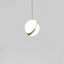Golden Circle Pendant Light Cut Out Effect Contemporary Ambiance – Cut Circle