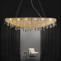 Suspension contemporaine en cristal pour salon – Crystarène