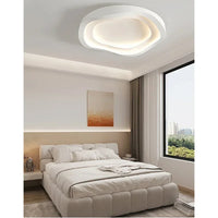Plafonnier LED minimaliste blanc pour salon moderne – Arionde