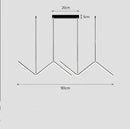 Modern Design Pendant Lamp with Adjustable Light and Chic Finishes – Eclipse