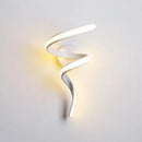 Design-Wandleuchte Wirbel Diffuses Licht – Spirale