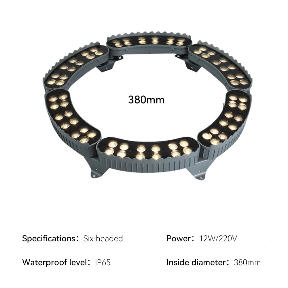 Buitenprojectielamp in aluminium RGB voor bomen β Arbolux
