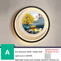 Applique murale en fer style chinois pour chambre – Oriensio