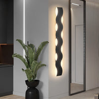 Applique murale extérieure en fer moderne – Ondulys