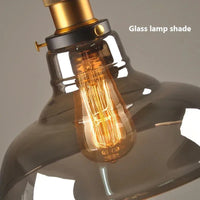 Suspension en verre fumé pour salons et chambres – Ornelica