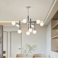 Lustre en Verre Style Nordique pour Salon – Seraphine