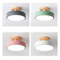 Plafonnier nordique en bois pour couloir – Arborise