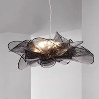 Plafonnier moderne en PVC noir pour chambre – Novaluce