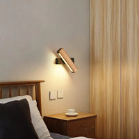 Applique murale en bois rotative 360° pour chambre – Serenalo