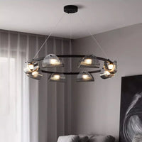 Suspension en verre fumé gris pour salle à manger – Orvelia