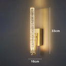 Applique murale moderne en cristal pour salon et chambre – Crystarion